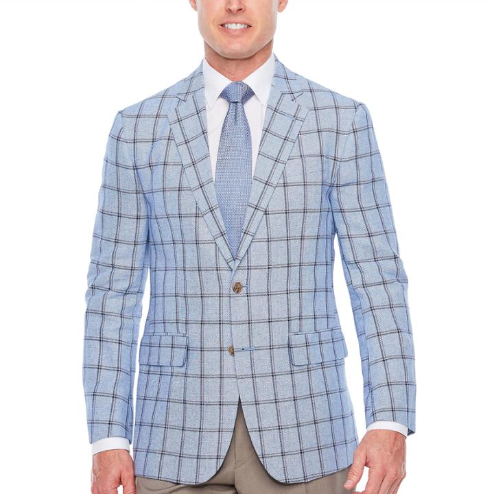 Stafford Classic Fit Grid Sport Coat