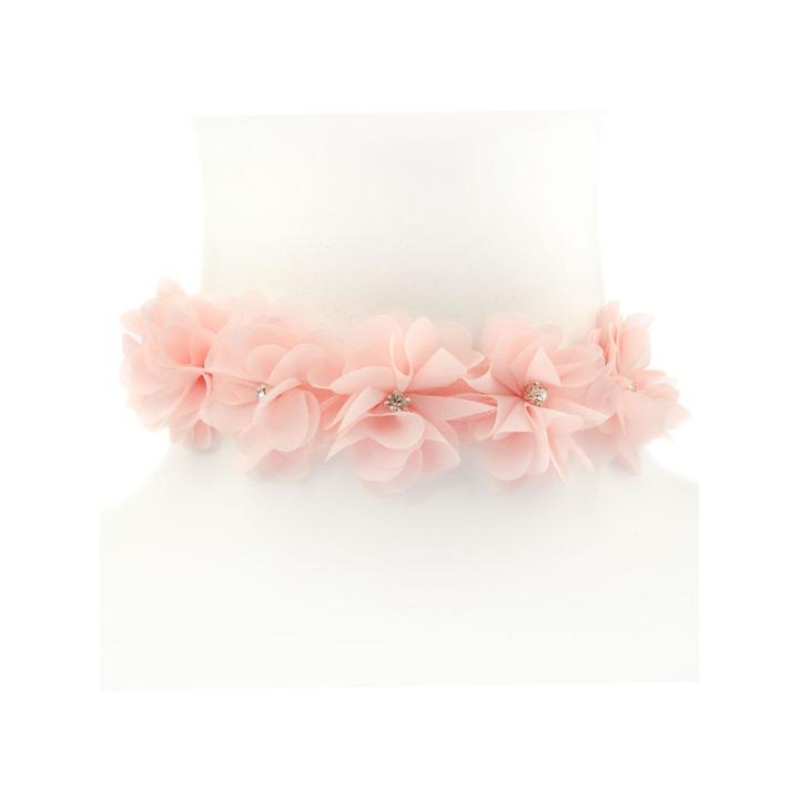 Carole Womens Clear Choker Necklace