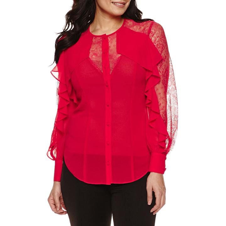 Bisou Bisou Ruffle Illusion Top