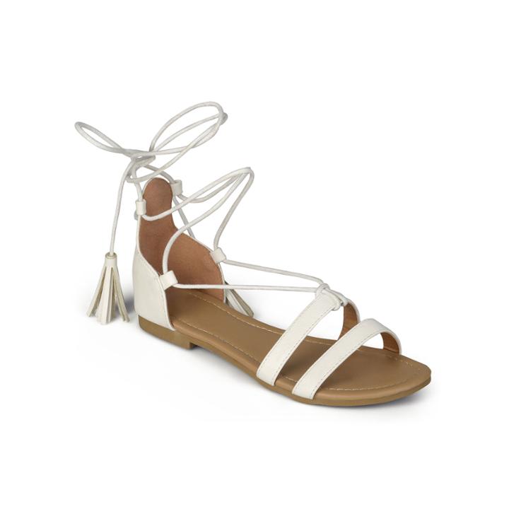 Journee Collection Amee Womens Flat Sandals