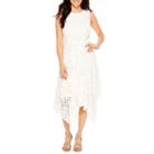 R & K Originals Sleeveless Lace Hankey Hem Maxi Dress