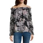T.d.c Puff Sleeve Off The Shoulder Top