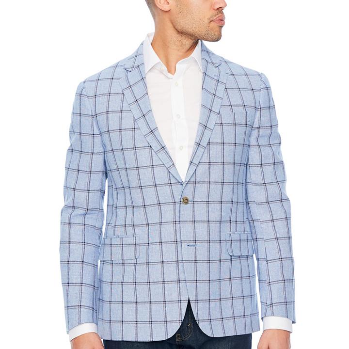Stafford Slim Fit Grid Sport Coat