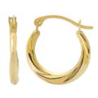 14k Gold 15.9mm Hoop Earrings