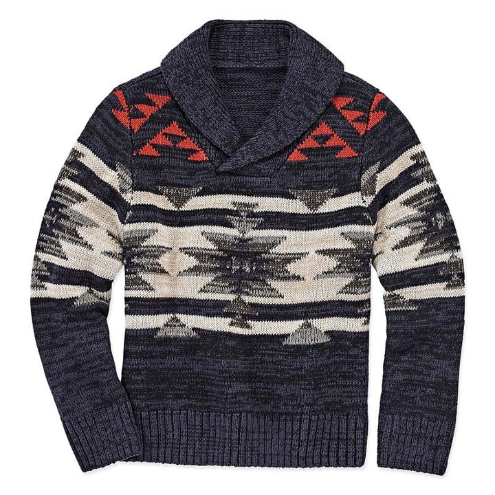 Arizona Shawl Collar Knit Sweater - Preschool