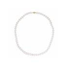 Sofia Womens White Pearl 14k Gold Strand Necklace