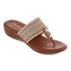 Italiana By Italian Shoemakers Vee Womens Wedge Sandals