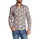 Tr Premium Multi Floral Pattern Slim Fit Dress Shirt