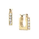 Nicole By Nicole Miller Gold-tone Open-square Earrings