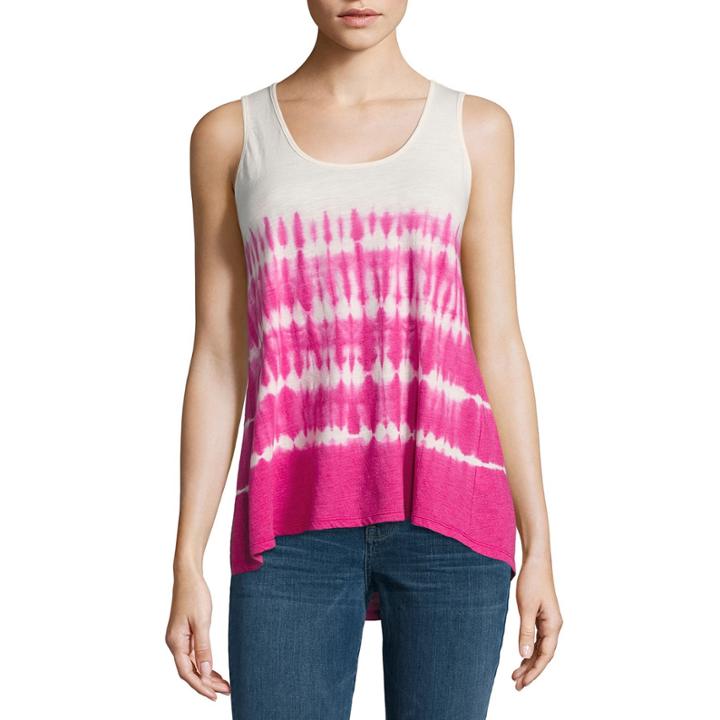 A.n.a Tye Dye Lace Back Tank