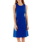 R & K Originals Sleeveless Fit-and-flare Dress