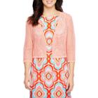 Be By Chetta B 3/4 Sleeve Open-front Shrug