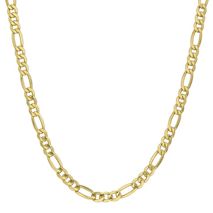 Semisolid Figaro 18 Inch Chain Necklace