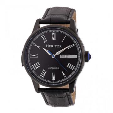 Heritor Unisex Black Strap Watch-herhr6706
