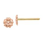 4mm Flower Stud Earrings