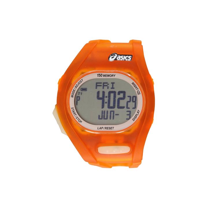 Asics Ar08 Night Run Unisex Orange Strap Watch-cqar0803y