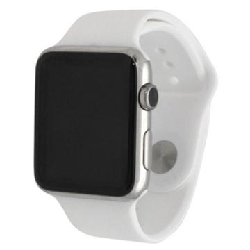 Olivia Pratt Compatible With Apple Watch Unisex White Watch Band-8812white38