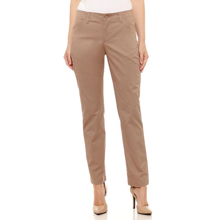 Lee Twill Flat Front Pants