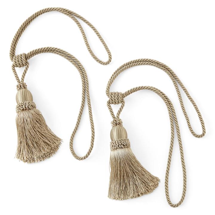 Set Of 2 Braided Tiebacks
