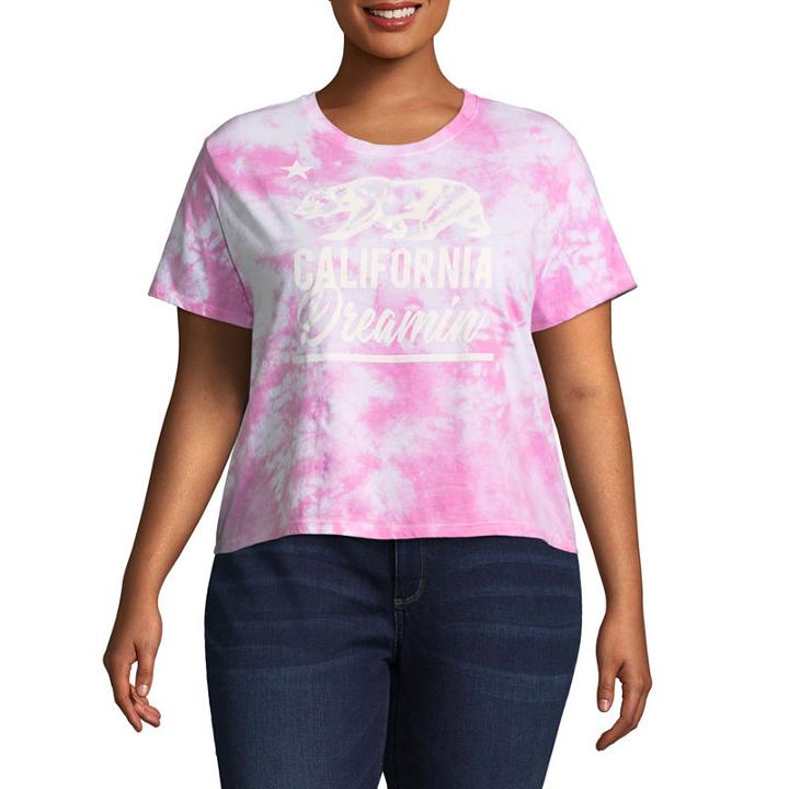California Cropped Tee - Juniors Plu