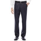 Steve Harvey Charcoal Check Pleated Suit Pants
