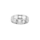 Men's Wedding Band, 6mm Engraved Comfort Fit