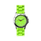 Dakota Women's Silicone Color El Strap Watch, Green