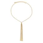 Made In Italy Womens 14k Gold Y Necklace