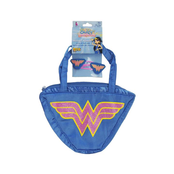 Wonder Woman - Hair Clips & Purse Set