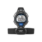 Timex Ironman Road Trainer Heart Rate Monitor Black Dial Chronograph Watch T5k718f5