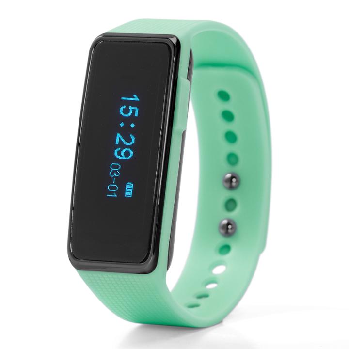 Nuband Activ+ Activity And Sleep Tracking Womens Green Strap Watch-nu-g0002-mg