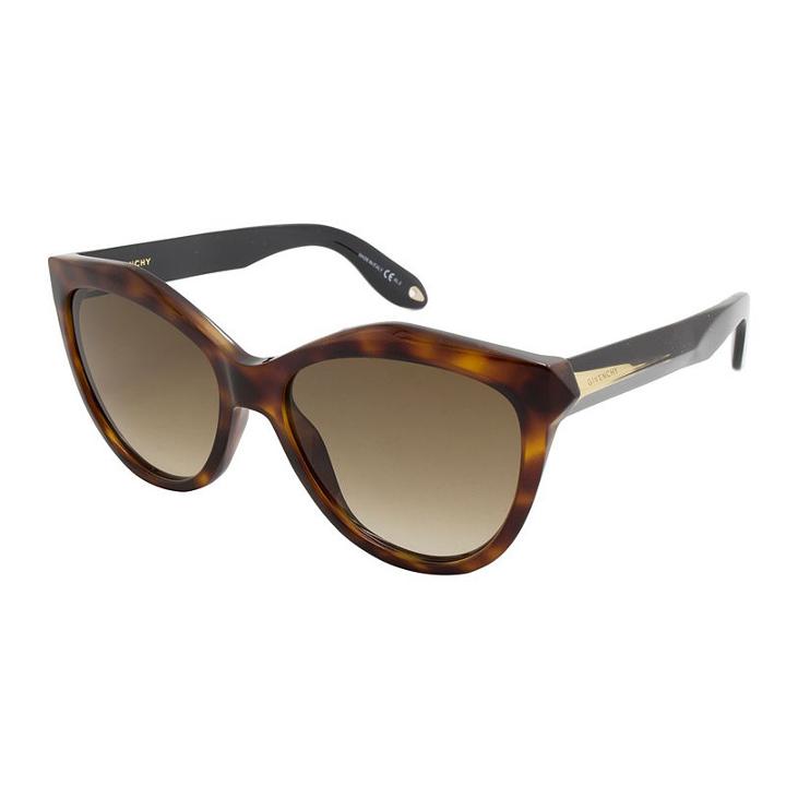 Givenchy Sunglasses Gv7009 / Frame: Tortoise And Black Lens: Brown Gradient