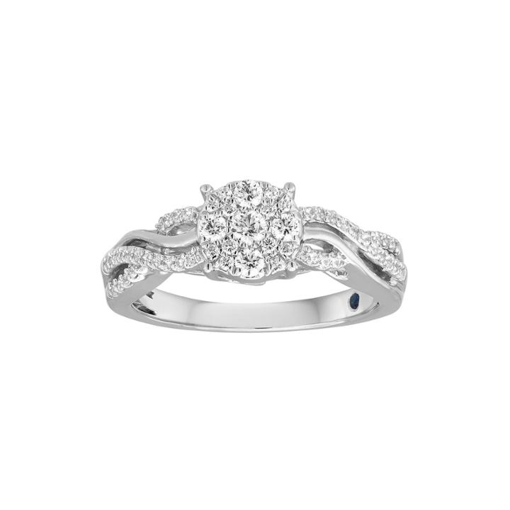 I Said Yes&trade; 3/8 Ct. T.w. Diamond Halo Engagement Ring