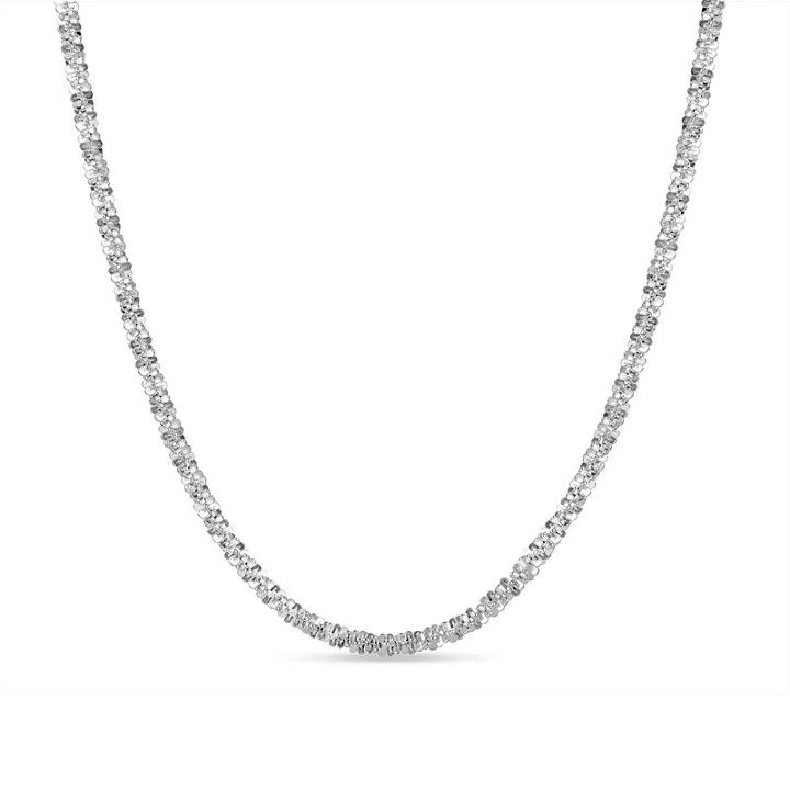 Made In Italy Solid Braid 20 Inch Chain Necklace