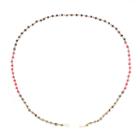 Liz Claiborne Womens Red Beaded Necklace