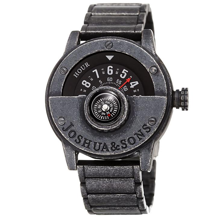 Joshua & Sons Mens Black Strap Watch-j-139bk