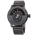 Joshua & Sons Mens Black Strap Watch-j-139bk