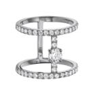 Limited Quantities! Womens 1 Ct. T.w. White Diamond 14k Gold Cocktail Ring