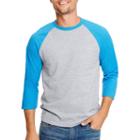 Hanes 3/4 Sleeve Crew Neck T-shirt