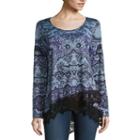 One World Apparel Long Sleeve Scoop Neck T-shirt