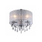 Warehouse Of Tiffany Muses Crystal 16-inch Chrome Chandelier