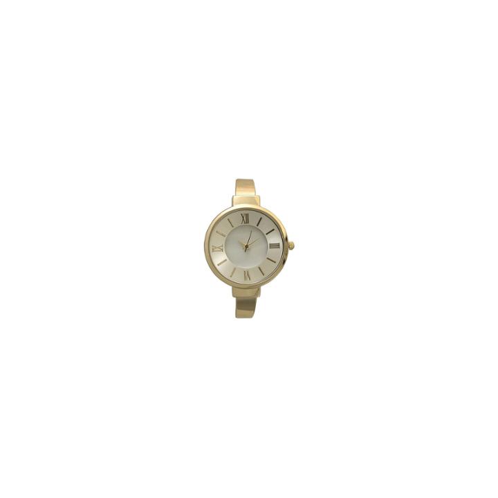 Olivia Pratt Womens Gold Tone Strap Watch-h10029gold