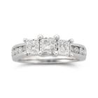 Trumiracle 1 Ct. T.w. Diamond 3-stone Ring 10k White Gold
