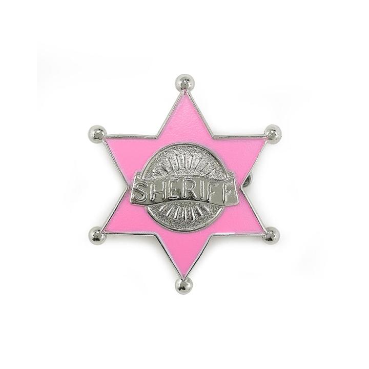 Pink Sheriff Badge
