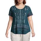 St. John's Bayshort Sleeve Crew Graphic Tee - Plus