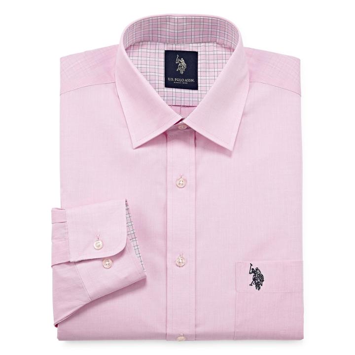 U.s. Polo Assn. Long Sleeve Chambray Dress Shirt - Slim