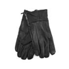 Collection By Michael Strahan Leather Gloves With Zipper
