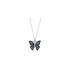 Crystal Sophistication Sparkle Allure Womens Blue Pendant Necklace