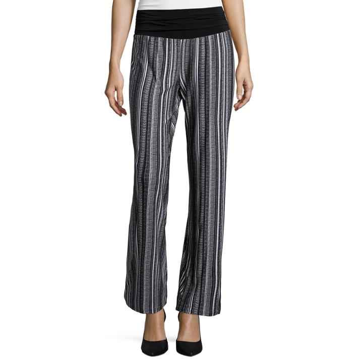 Alyx Geo Print Wide-leg Mid-rise Pants