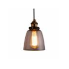 Warehouse Of Tiffany Shantelle Adjustable Cord 6-inch Pendant Light With Lightbulb